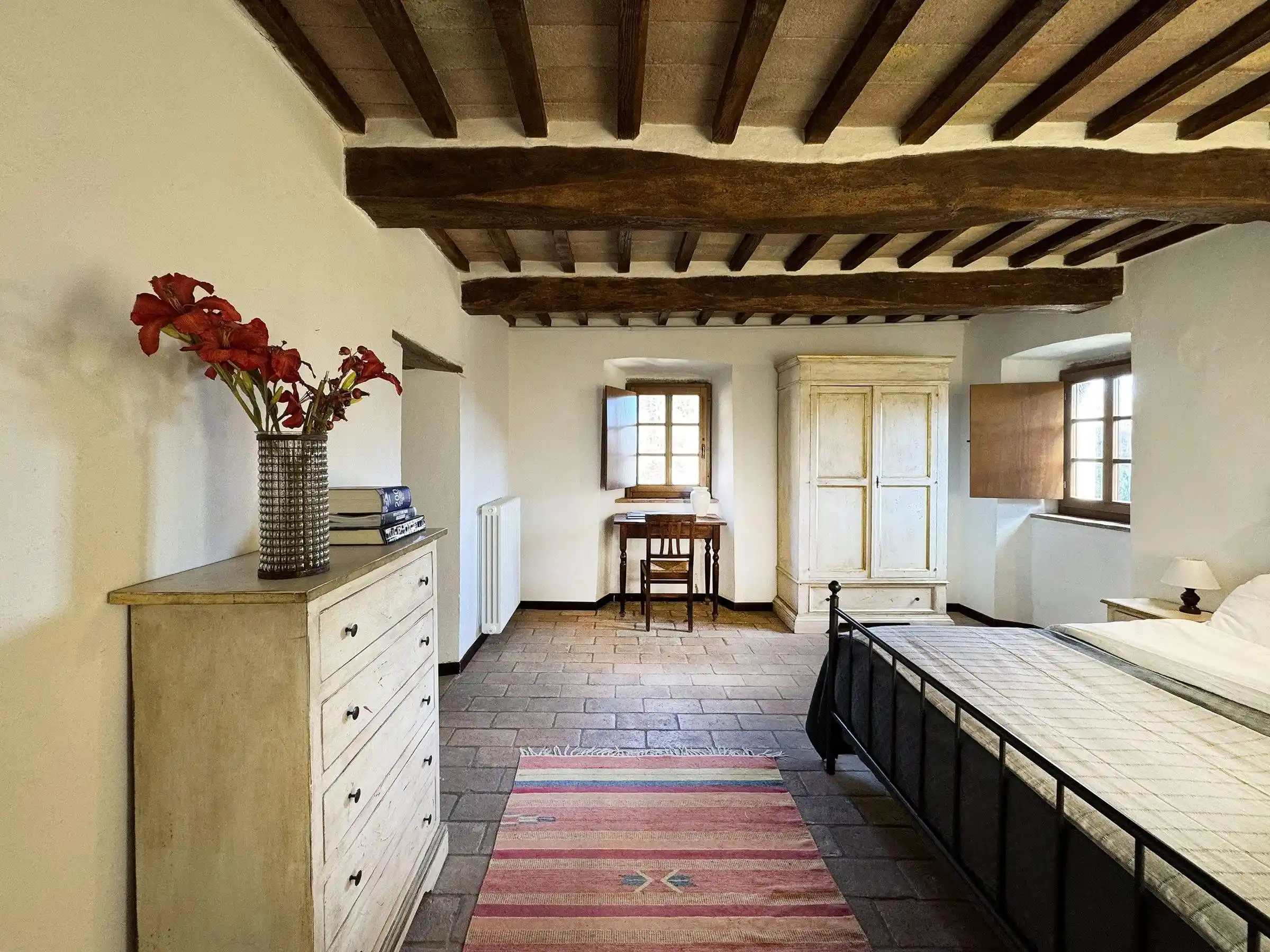 Suite at Il Vigno organic farm stay, Tuscany, Italy