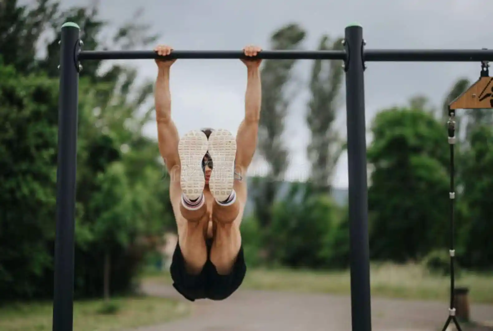Outdoor gym at Il Vigno
